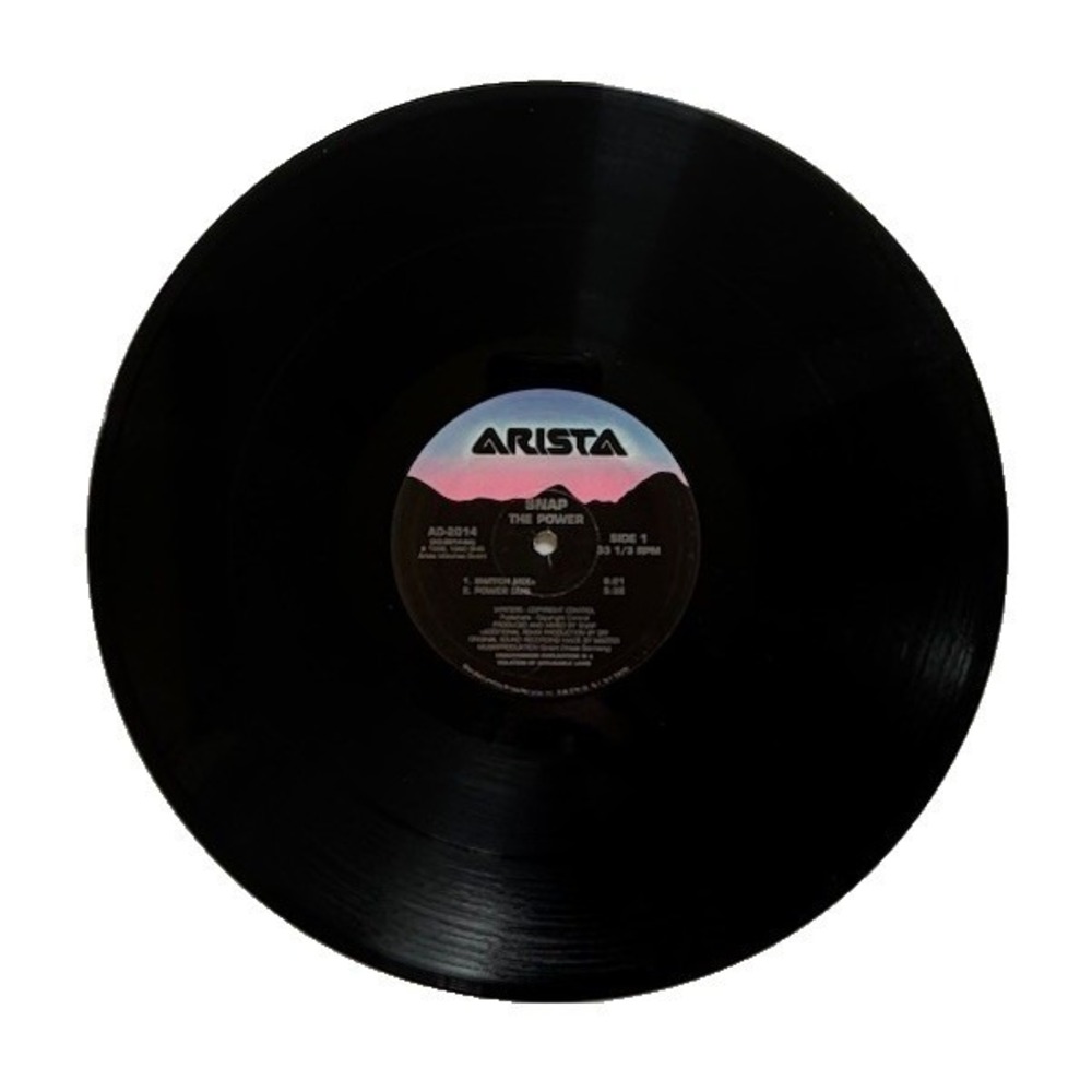Snap - The Power - Arista 12" Vinyl AD2014 - VG 1990